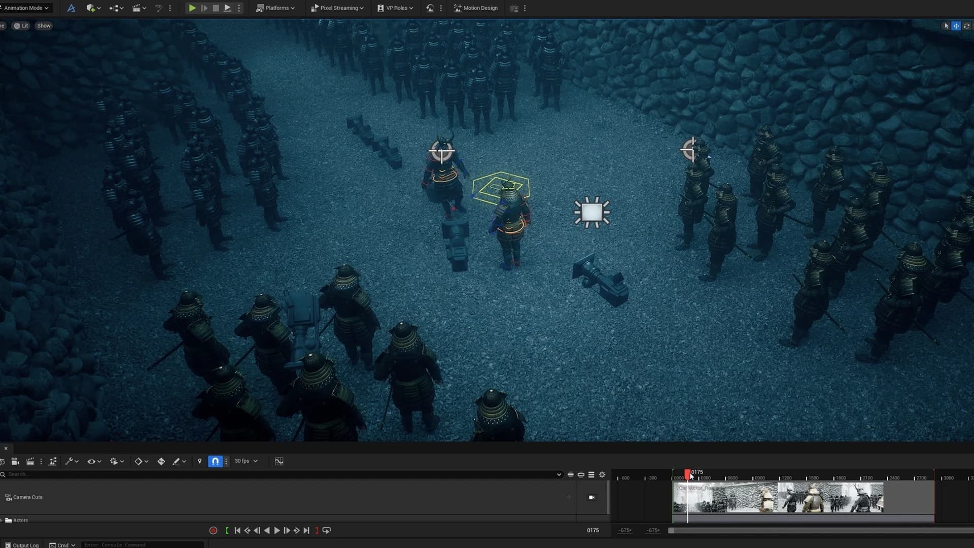 Use rig rails, cranes, and cinematic camera tools to frame perfect shots.
